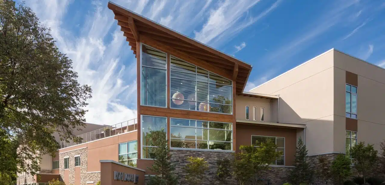 Hope Lodge, Rear Exterior