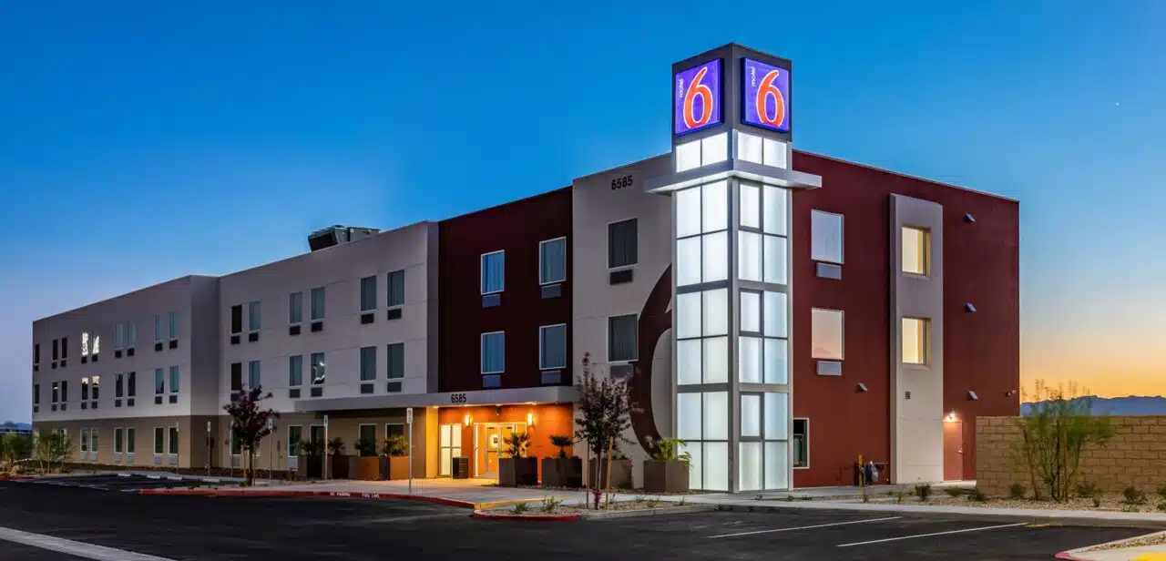 Motel 6, Evening Exterior