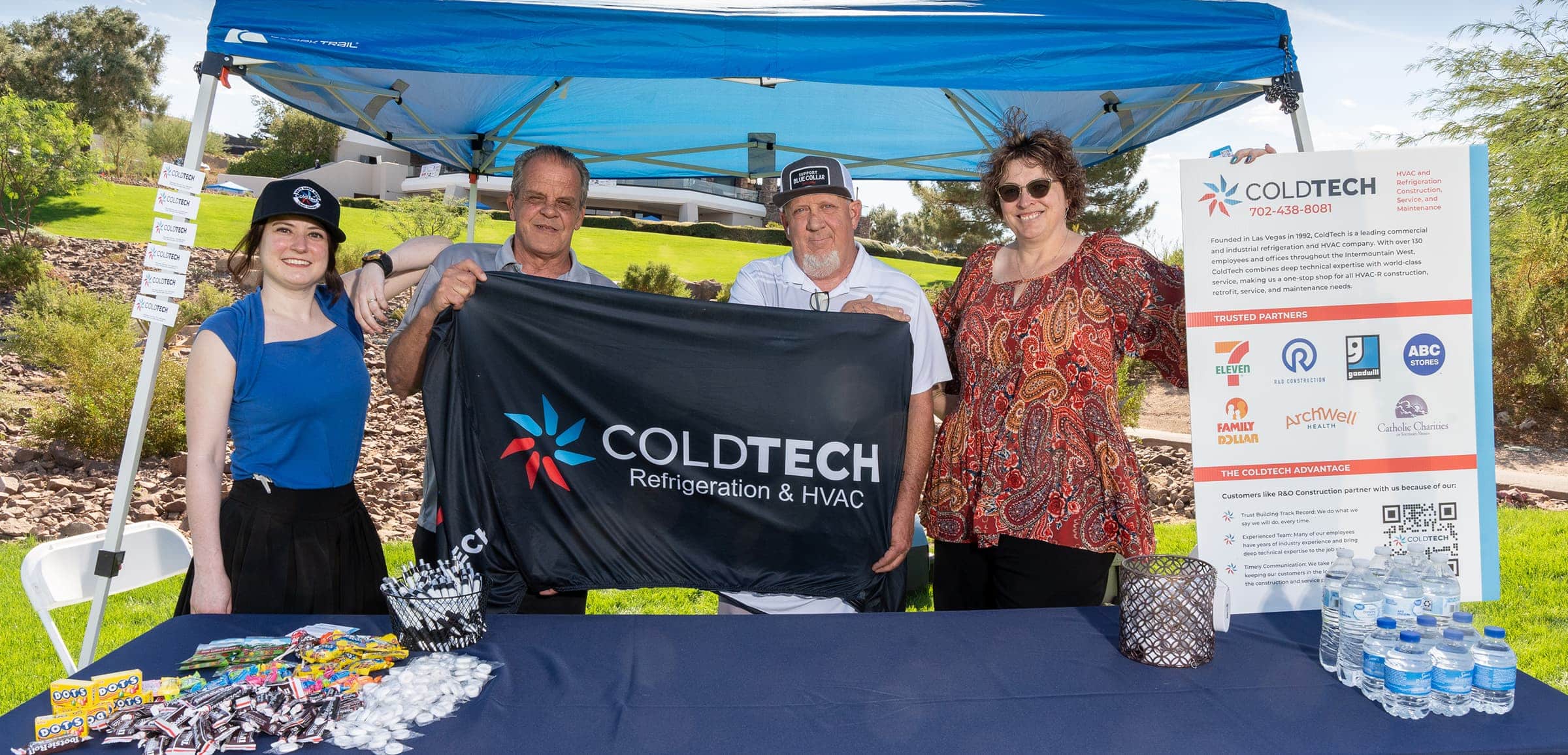 Tournament Sponsor Booths - COLDTECH Refrigeration & HVAC
