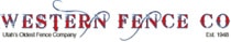 Western Fence Co. Writing
