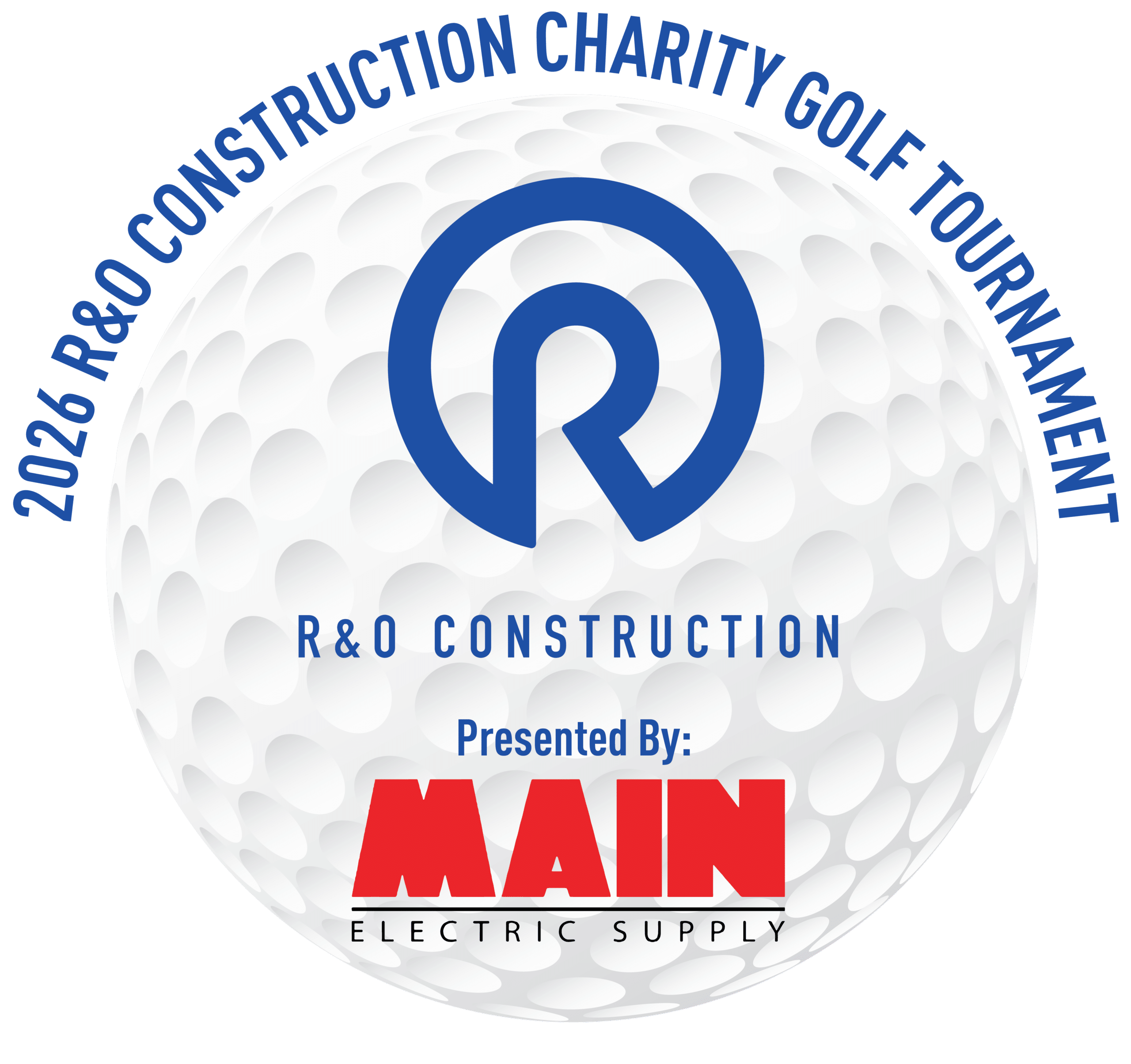 2026 R&O Construction Charity Golf Tournament - Tournament Logo